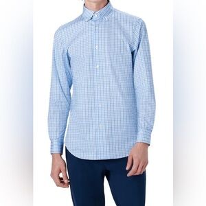 NWT Nordstrom Glen Check Buttons down Shirt boy Size 18